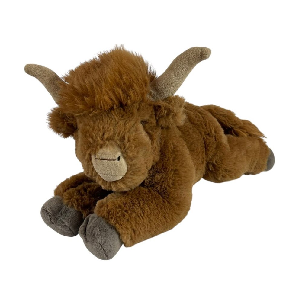 Wild Republic Highland Cow Plush 13"‎ Stuffed Toy Lovey